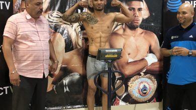 Photo of Caraballo en peso para su combate  frente a ‘Maca’ Briones