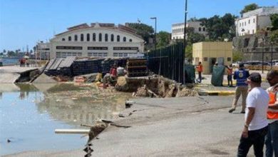 Photo of colapsó parte del Muelle Don Diego
