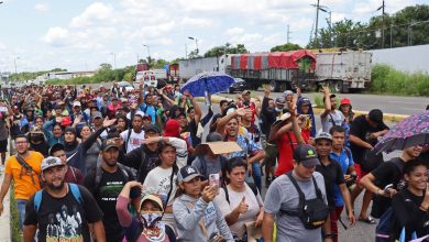 Photo of Una nueva caravana con cientos de migrantes parte de la frontera sur de México Tapachula