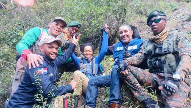 Photo of Guardaparques de Medio Ambiente guiaron el rescate de la senderista que estuvo extraviada en la Cordillera Central