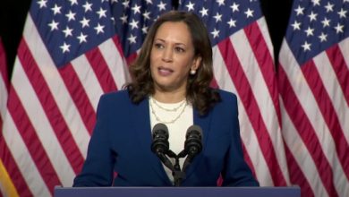 Photo of Kamala Harris aventaja a Trump entre votantes latinos de los estados clave, según encuesta