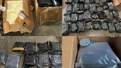 Photo of La DNCD confisca 57 paquetes de marihuana en el AILA