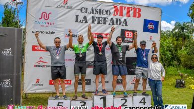 Photo of Romero, Sánchez y Cabrera  campeones 2da MTB La Fefada