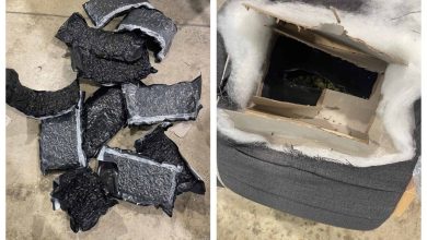 Photo of Decomisan 11 paquetes de presunta marihuana ocultos en mueble en el AILA